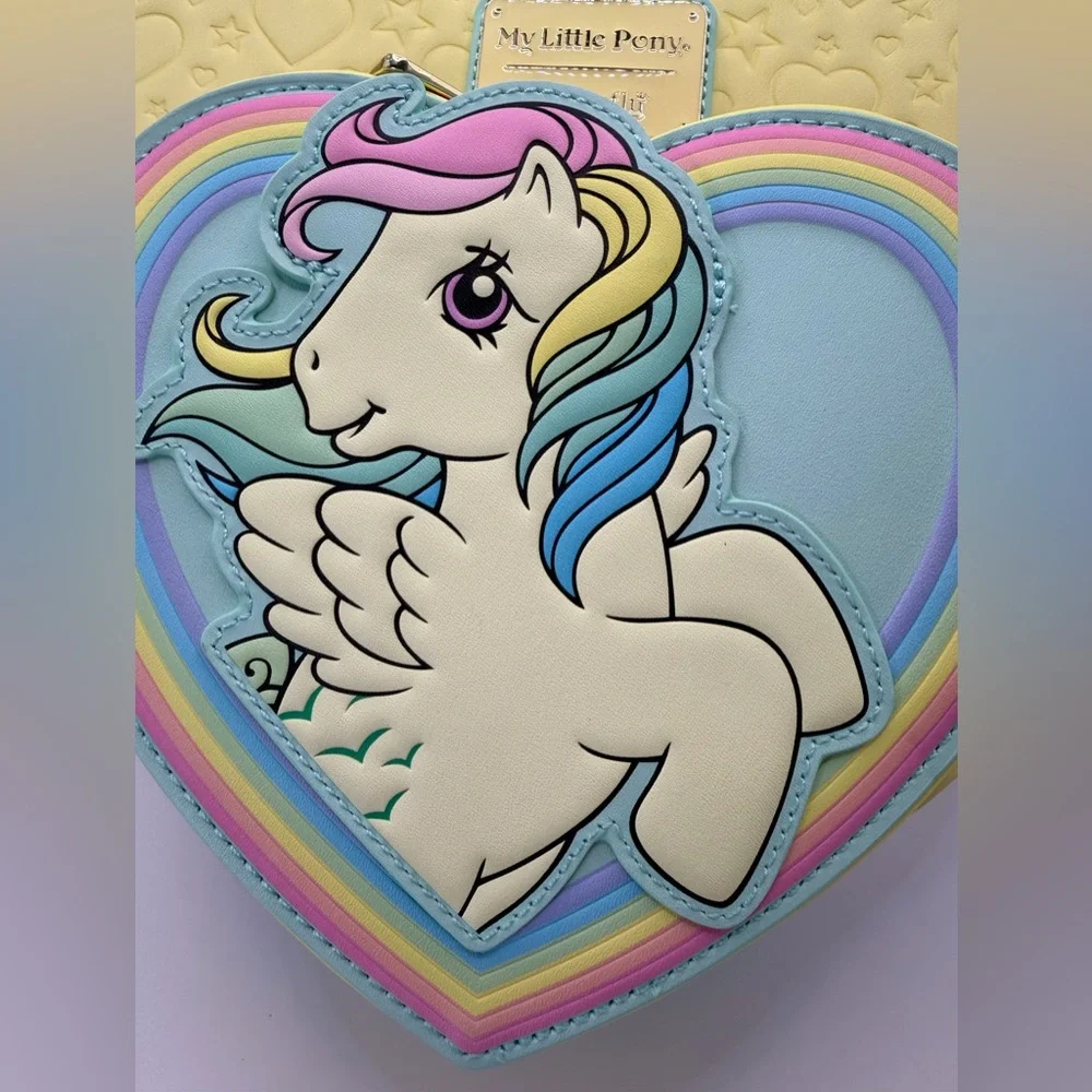 My Little Pony Skydancer Heart-Shaped Mini Backpack Bag NWT